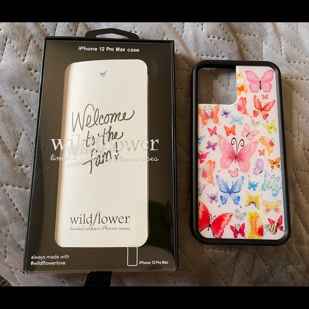 Wildflower flutter iPhone 12 Pro Max case